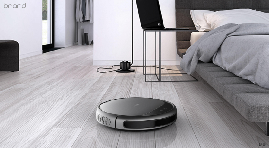 How does the smart sweeping robot ensure home hygiene?